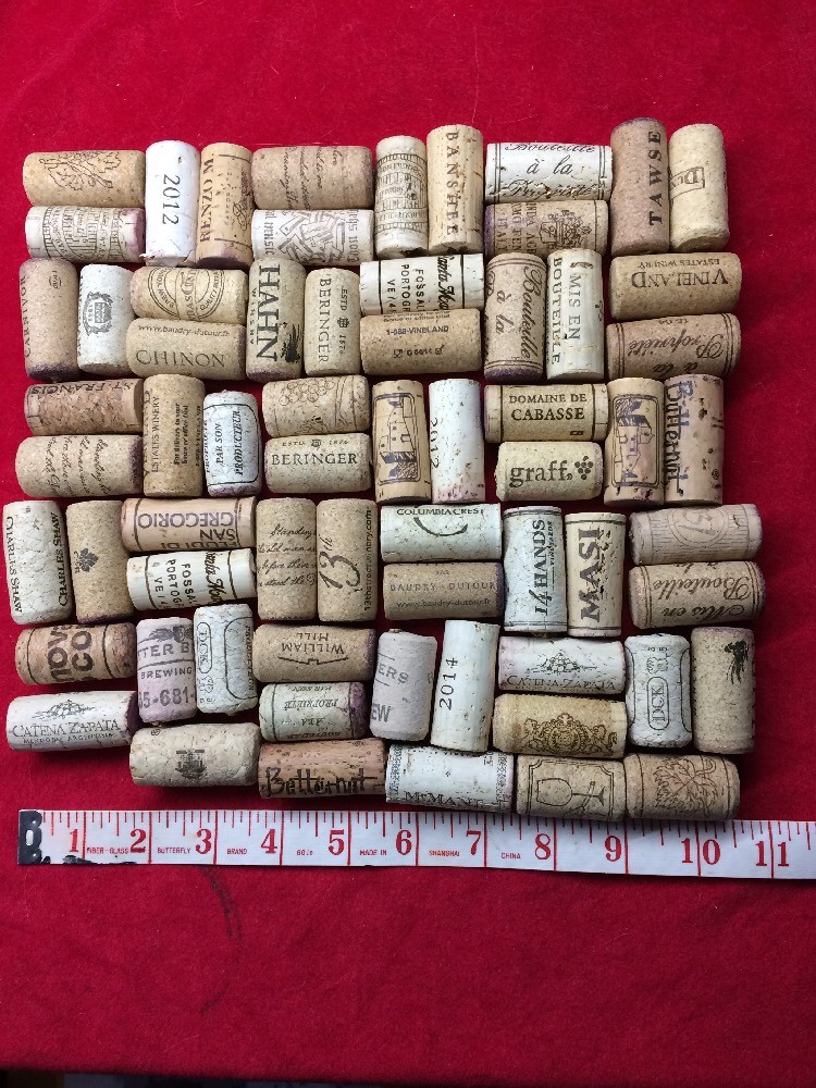 Wine Corks 50 Plus Winery Markings art craft project Home Decorating Clean