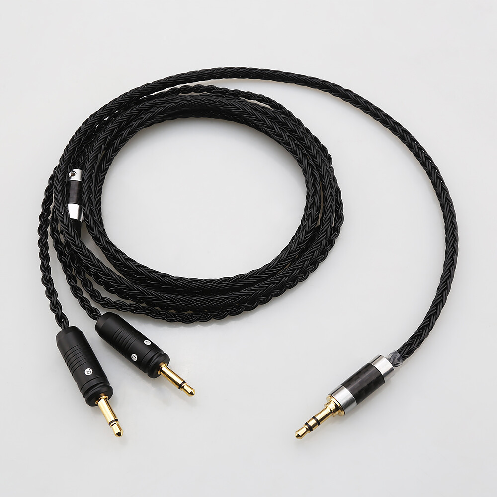 Silver Plated Headphone Cable For Clear Celestee NEW Focal ELEAR French Utopia