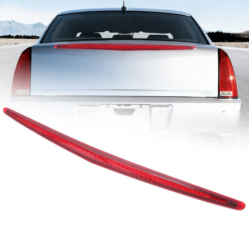 Red Full LED Third Brake Light Rear Tail Lamp Bar For Cadillac DTS 2006-2011