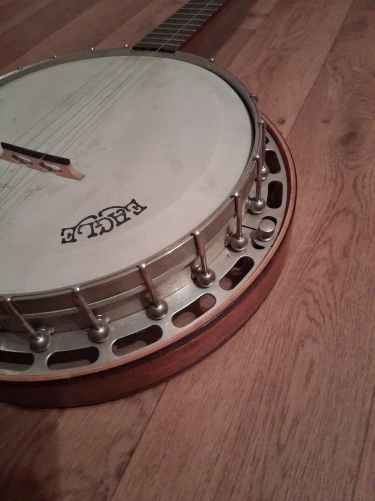 Cool Vintage Eagle 5 String Resonator Banjo