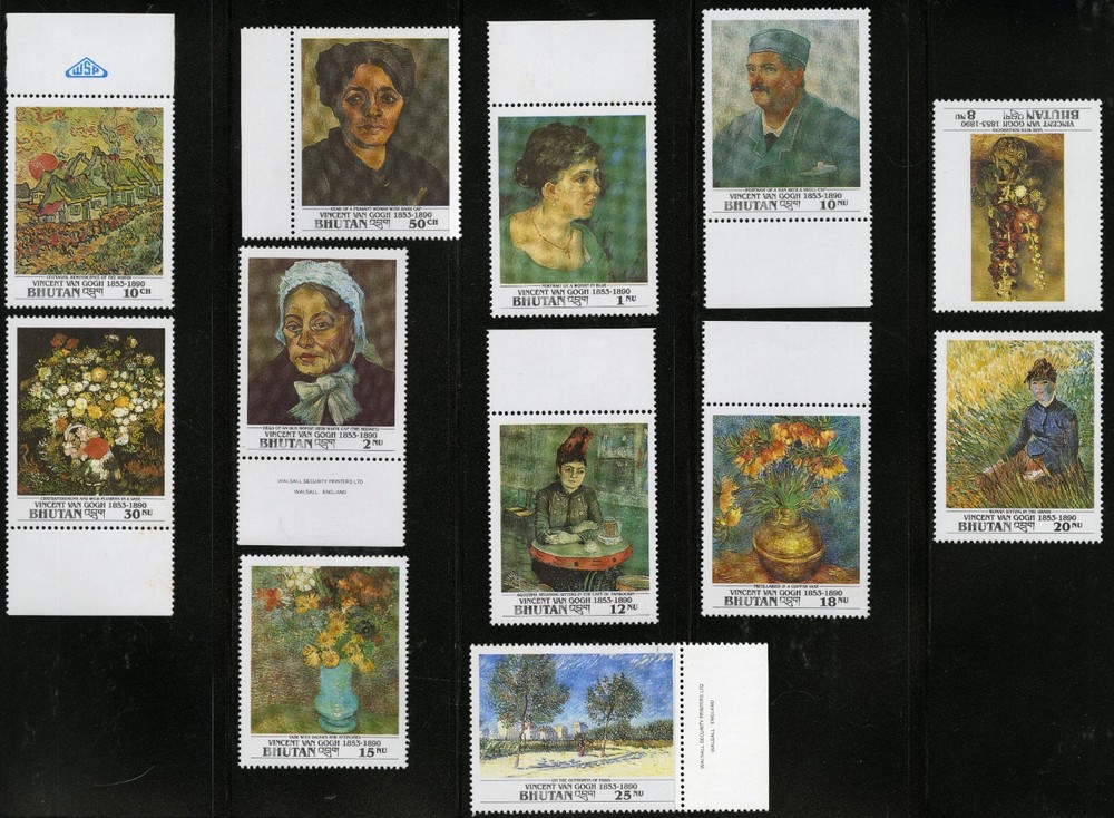 Bhutan   1991   Scott #  1004-1015   Mint Never Hinged Set