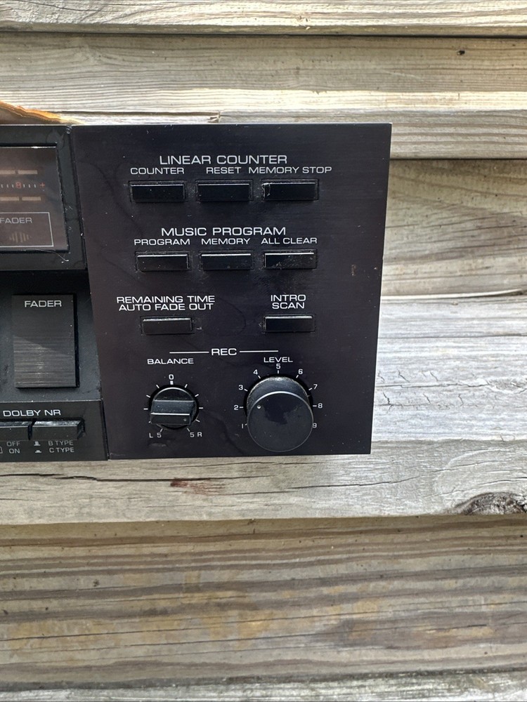 YAMAHA K-700 AUTO-REVERSE STEREO CASSETTE DECK Partly Tested