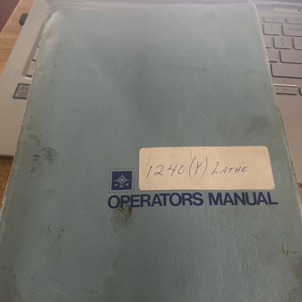 Jet 1240Y Lathe Owner Operator Manual User Guide