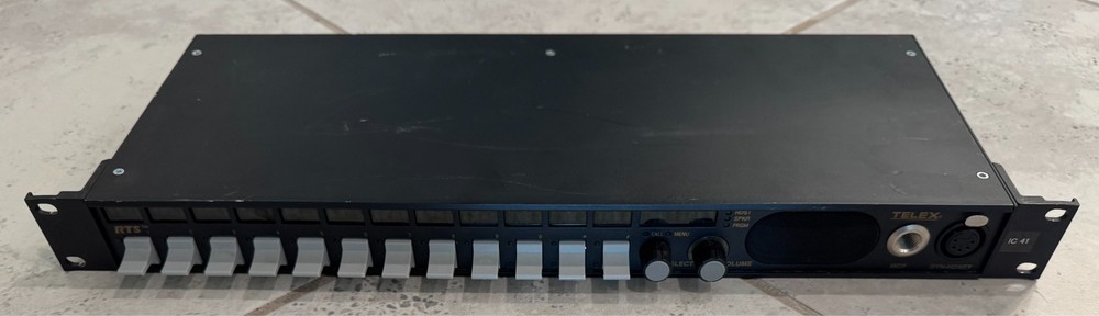 TELEX KP12 LK 4 BLK Telex 12 Position Key panel Intercom System Rack mountable