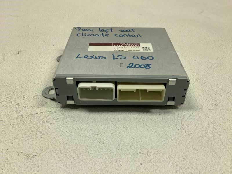 2007 LEXUS LS460 REAR LEFT SEAT CLIMATE CONTROL MODULE OEM+