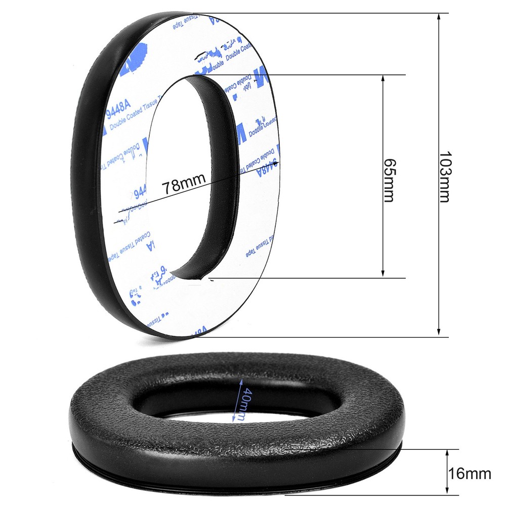 Headset Ear Pads Cushions Earmuff For 3M WorkTunes Connect Hearing Protector
