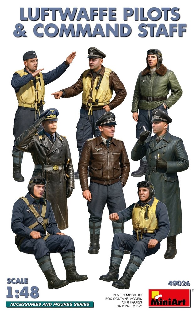 MiniArt 49026 Luftwaffe Pilots and Command Staff 1/48