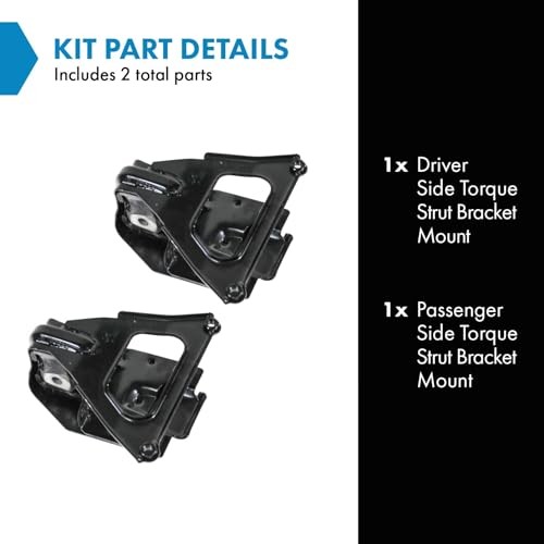 Engine Torque Strut Bracket Mount PAIR Compatible with 94-05 Regal Impala