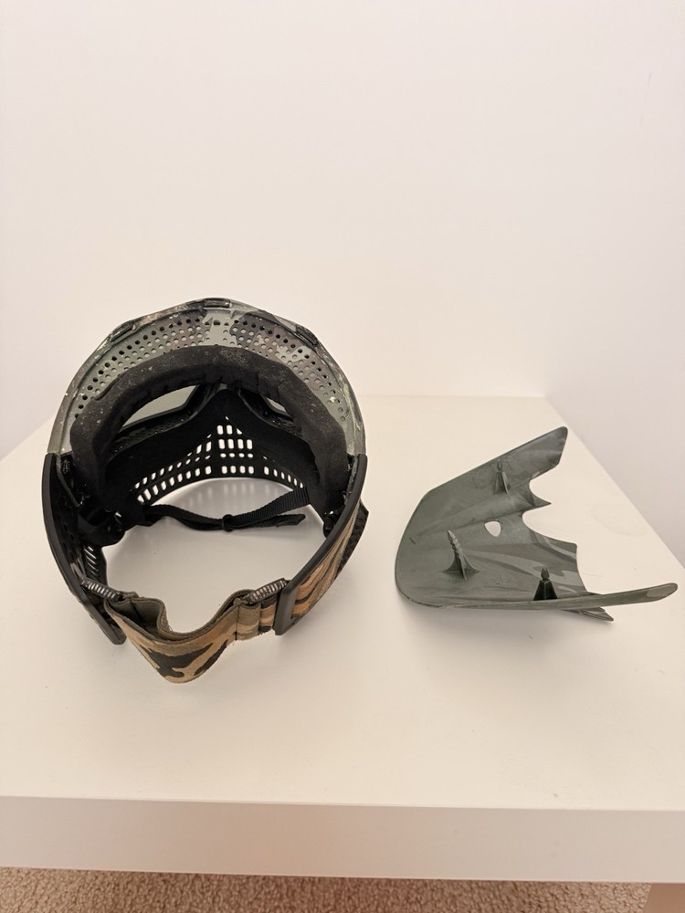 Jt Proflex With Camo Frame, Strap, And Visor. Hard Bottoms