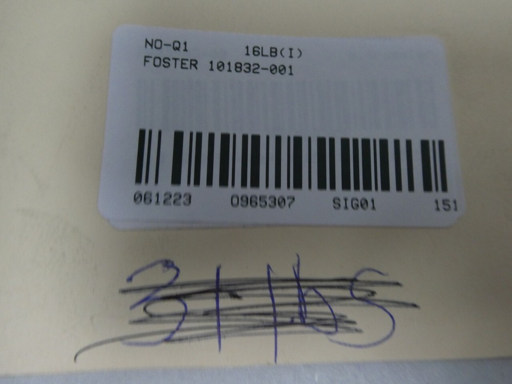 Foster 101832-001 Voltage Transformer Rev Ac