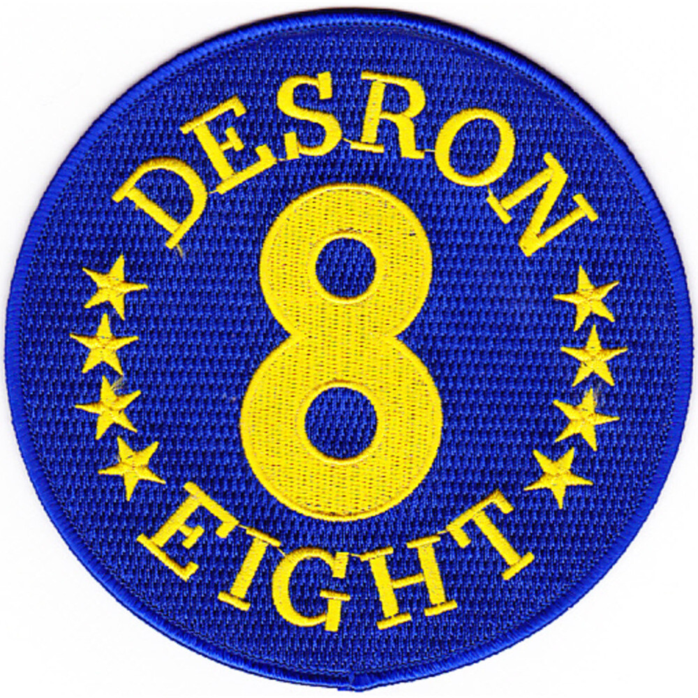DESRON 8 Destroyer Squadron Patch - Insignia B