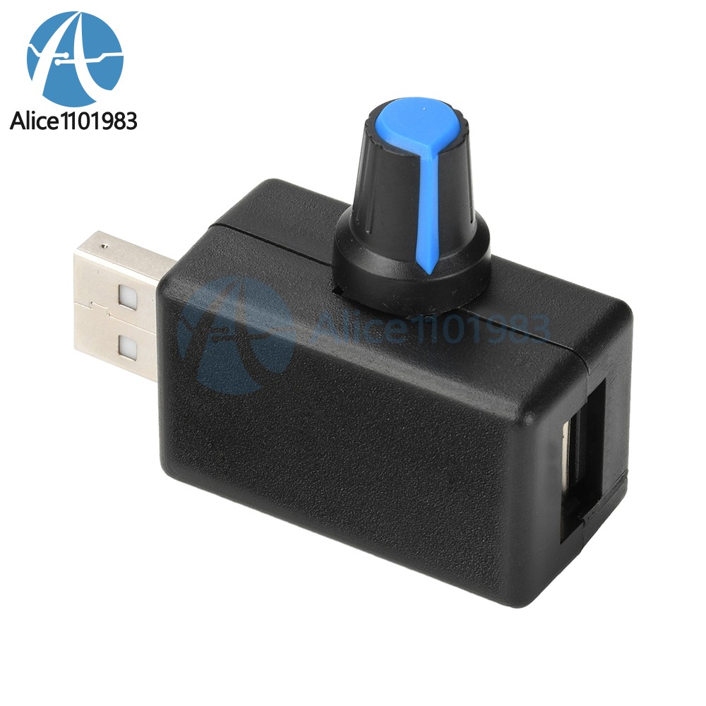 DC 4-12V 5W Mini USB Fan Speed Controller Adjustable Fan Speed Control Module