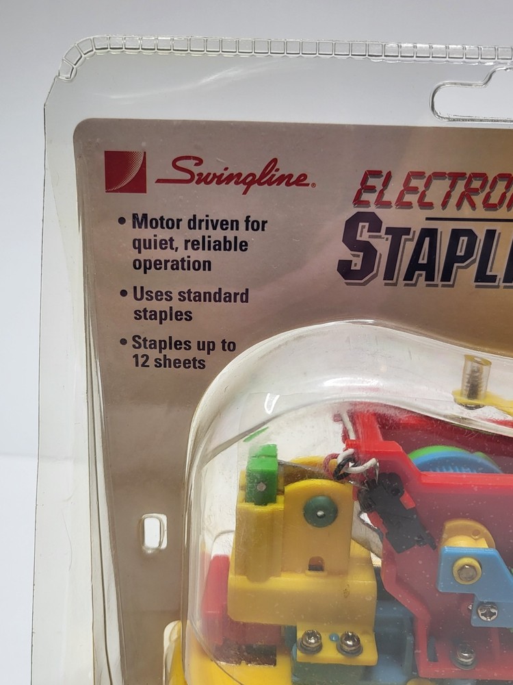 Swingline Electronic Stapling Machine Green Battery or AC Adapter Operated 21102