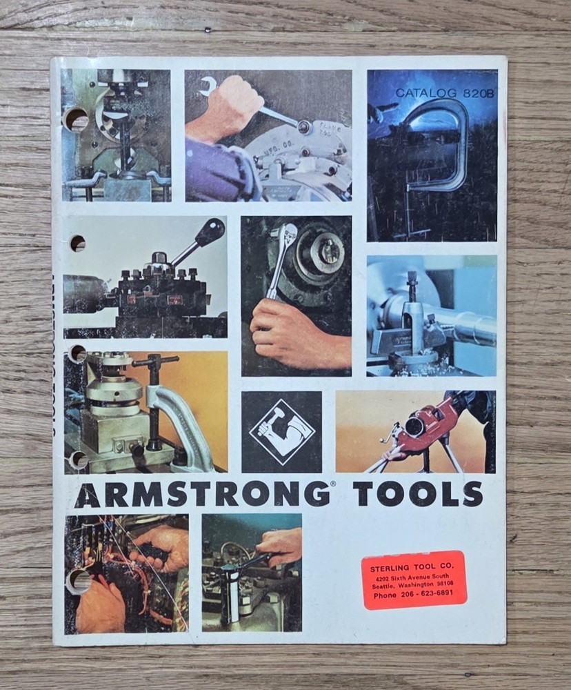 1973 Armstrong Tools Catalog 820B