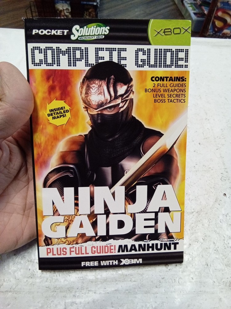 Pocket Solutions Ninja Gaiden Complete Guide *VERY GOOD CONDITION* Xbox