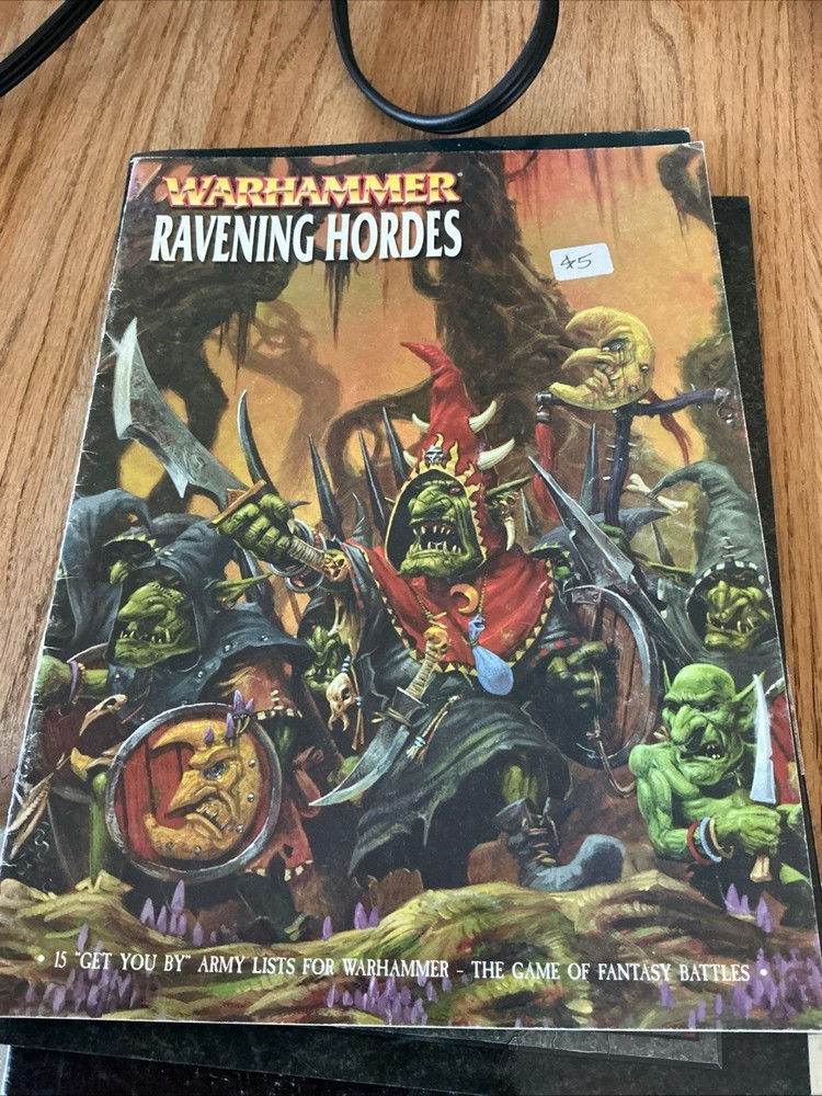 Warhammer Ravening Hordes Supplement OOP Orcs Goblins WFB
