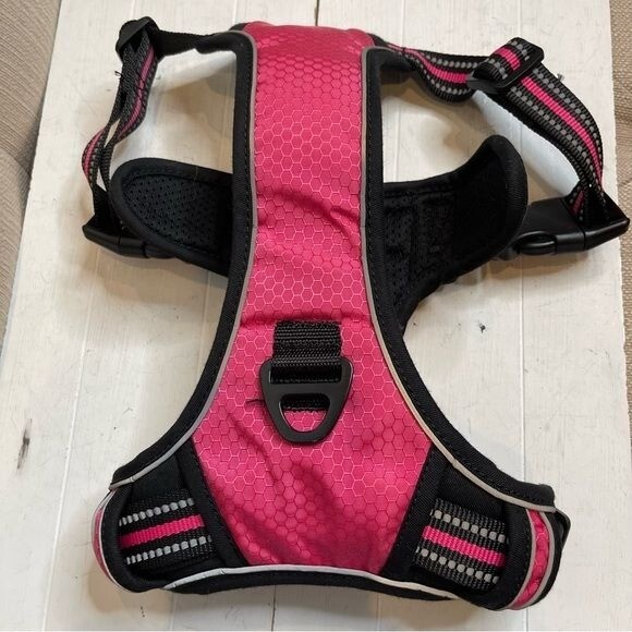 TobeDRI No Pull Reflective Pink Dog Harness Size Medium