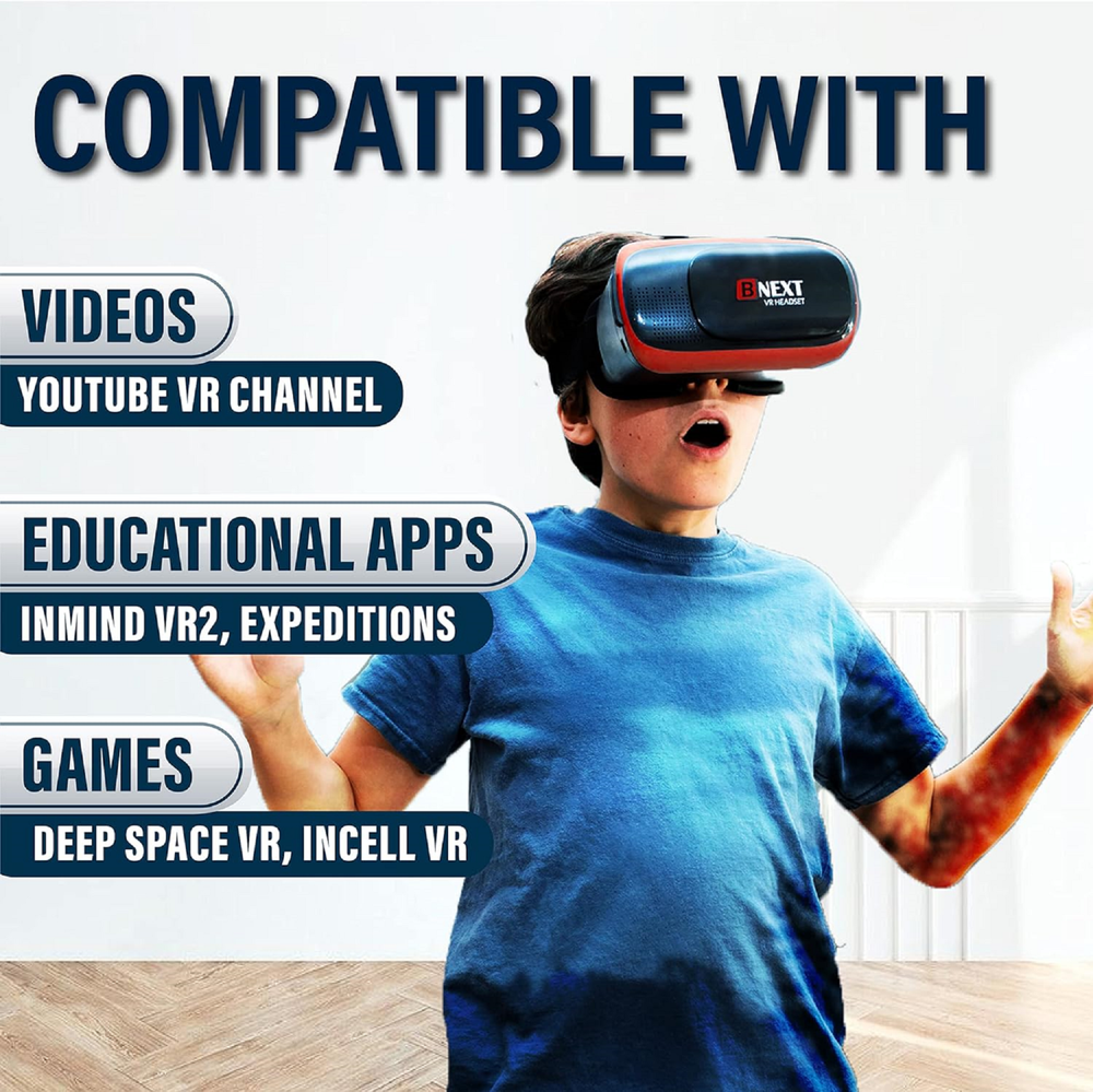 Lentes De Realidad Virtual Para Celular 3D VR Compatible Con Iphone Y Android