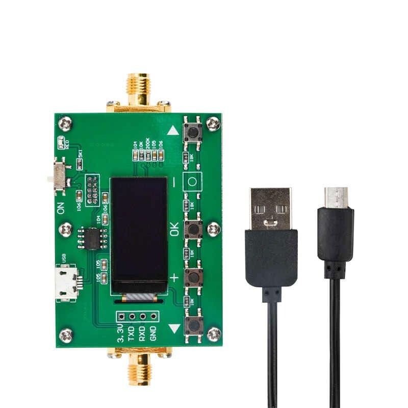 Adjustable RF Signal Attenuator Module LF-6G 0-31.75dB OLED Display DC 5V