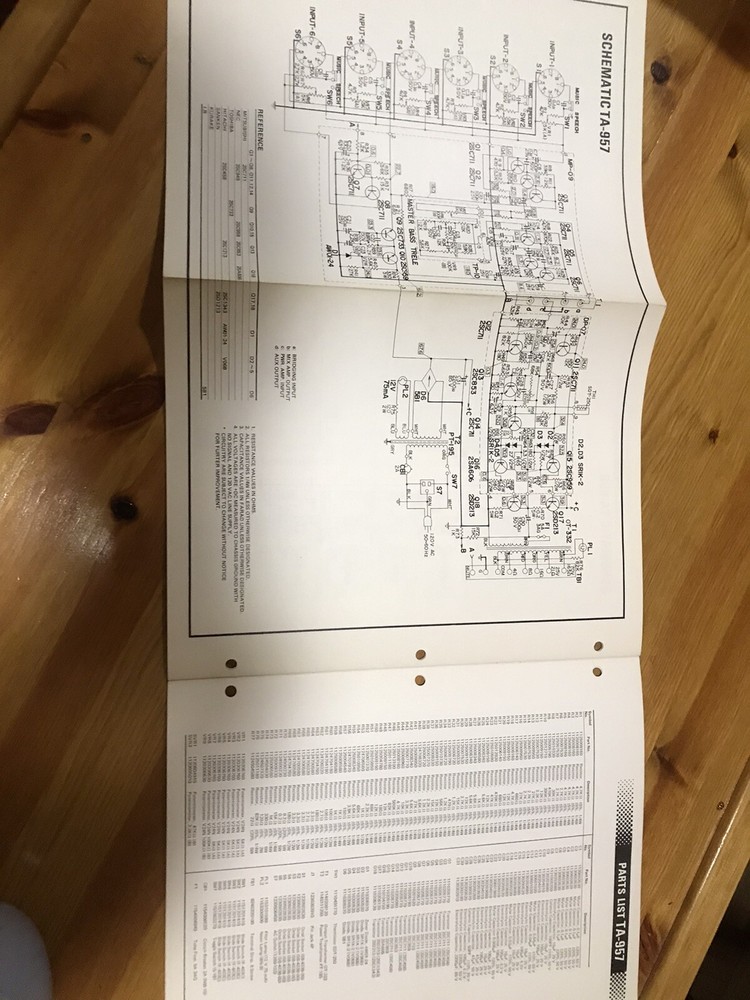 TOA Solid State PA Amplifier Operation Manual TA-956/957/958