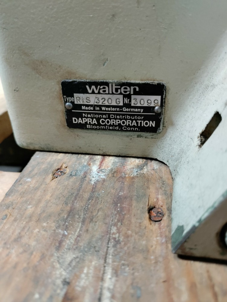 Walter RTS 320 G Tilting Rotary Table