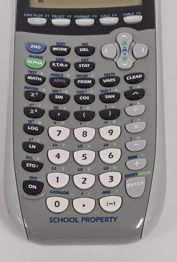 TEXAS INSTRUMENTS TI-84 PLUS SILVER EDITION GRAPHING CALCULATOR