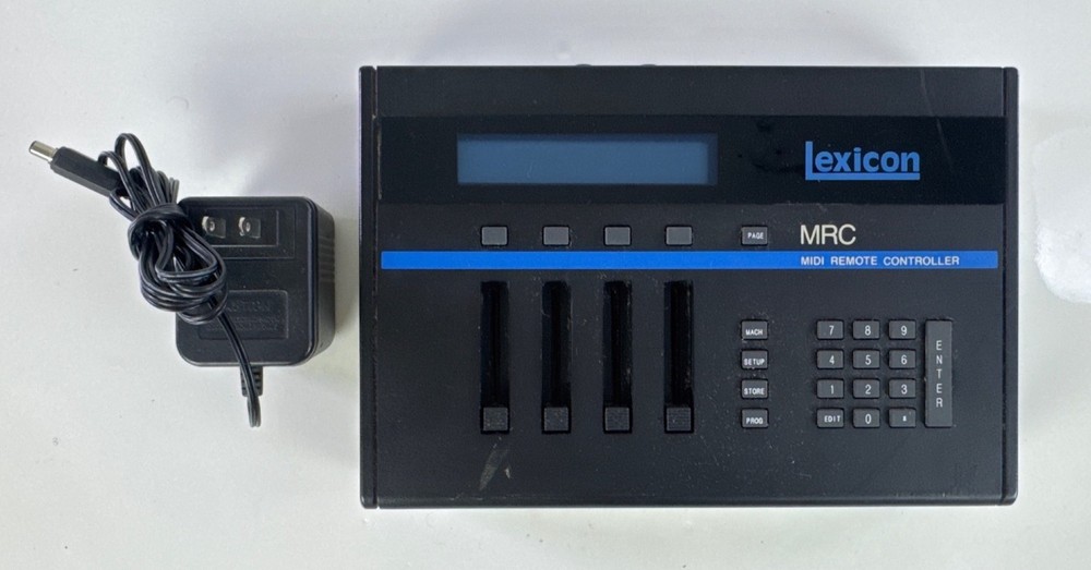 Lexicon MRC Midi Remote Controller with Power Supply Needs New Battery
