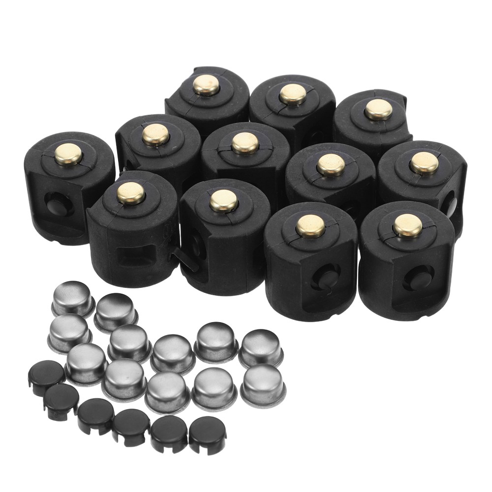 12 Sets Flashlight Accessories Boot Cover for Push Button Switch