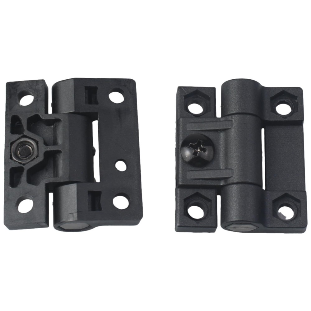 4Pack Plastic Adjustable Torque Position Control Hinges with 4 Countersunk Holes