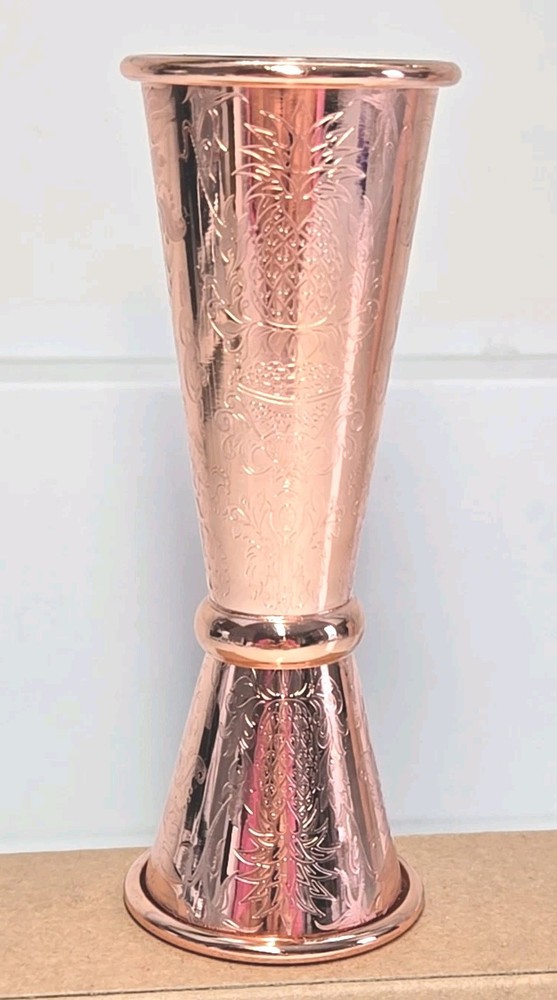 Absolut Elyx Demask Wheat Copper Jigger In Original Decorative Gift Box