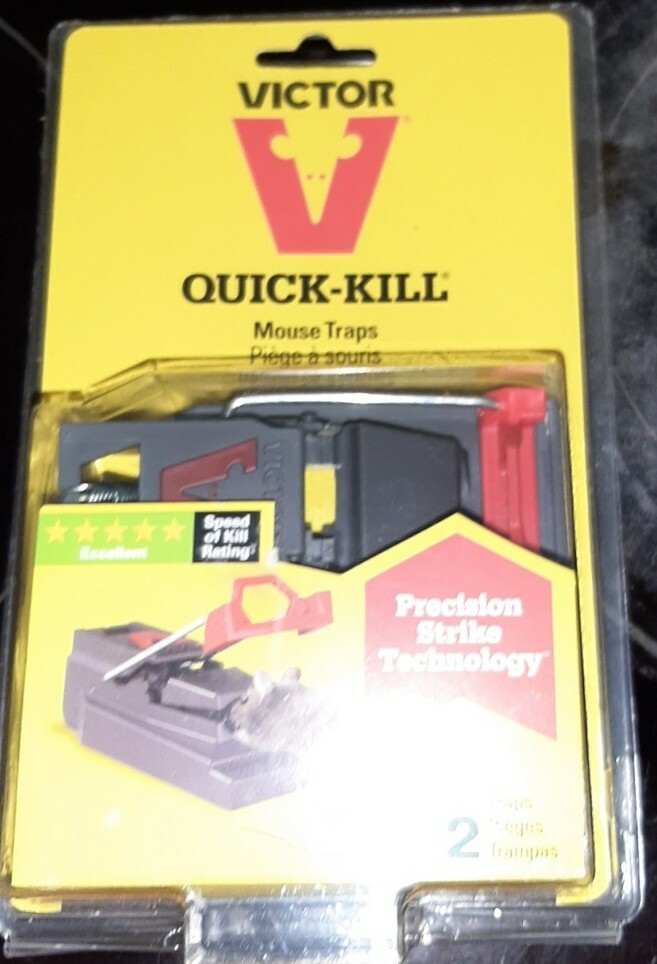 Victor M140S Quick-Kill Mouse Traps, 2-Pack
