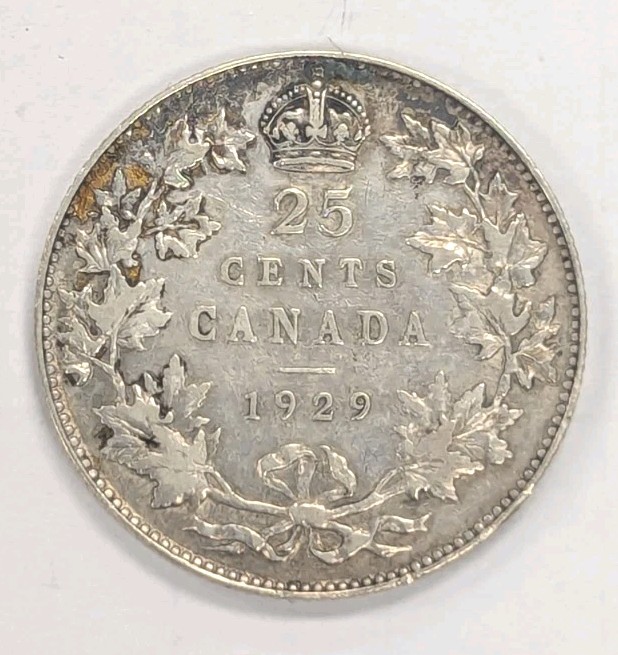 1929-CANADA QUARTER #T201