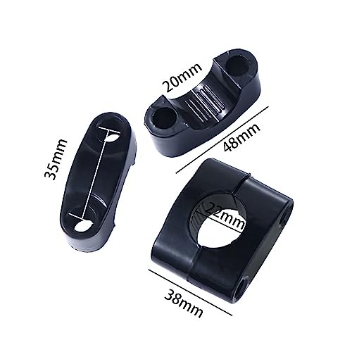 Handlebar Mount Clamps, Motorcycle Handlebar Risers Mount Clamp Aluminum
