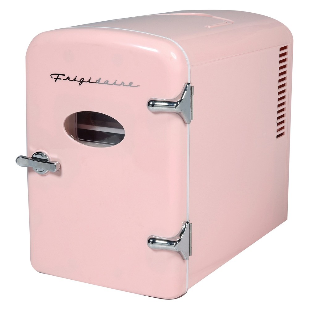 9-Can 48W Portable Retro Mini Refrigerator