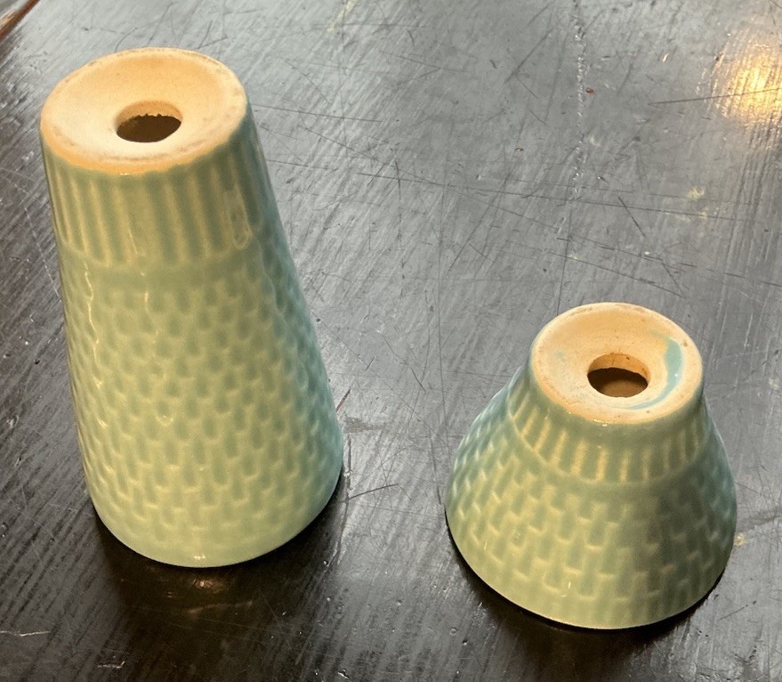 Red Wing Pottery ~ Capistrano ~ Blue ~ Salt & Pepper Shakers ~ MCM Eames