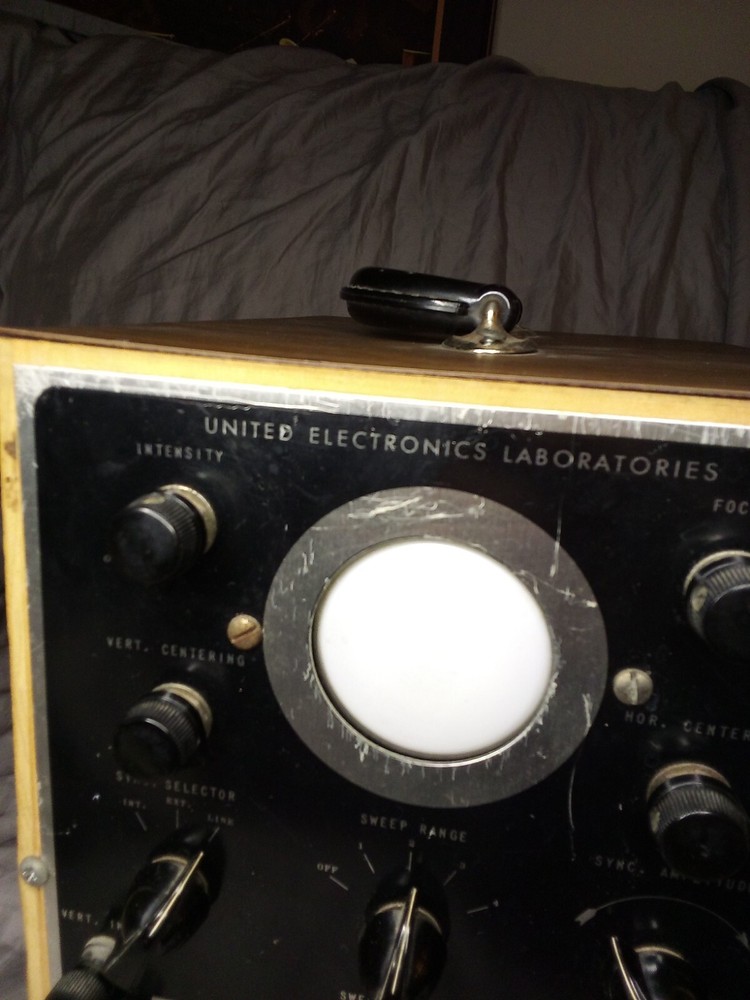 Vintage United Electronics Laboratories UEL Oscilloscope Model E