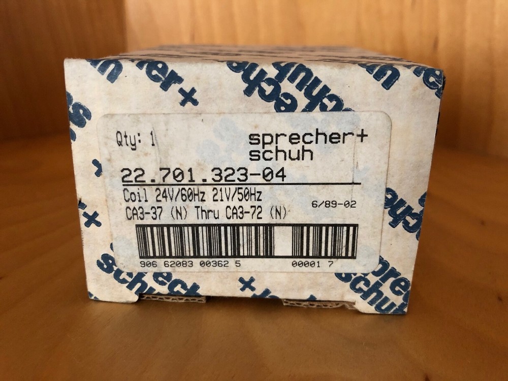 S&S Sprecher & Schuh 22.701.323-04 Coil