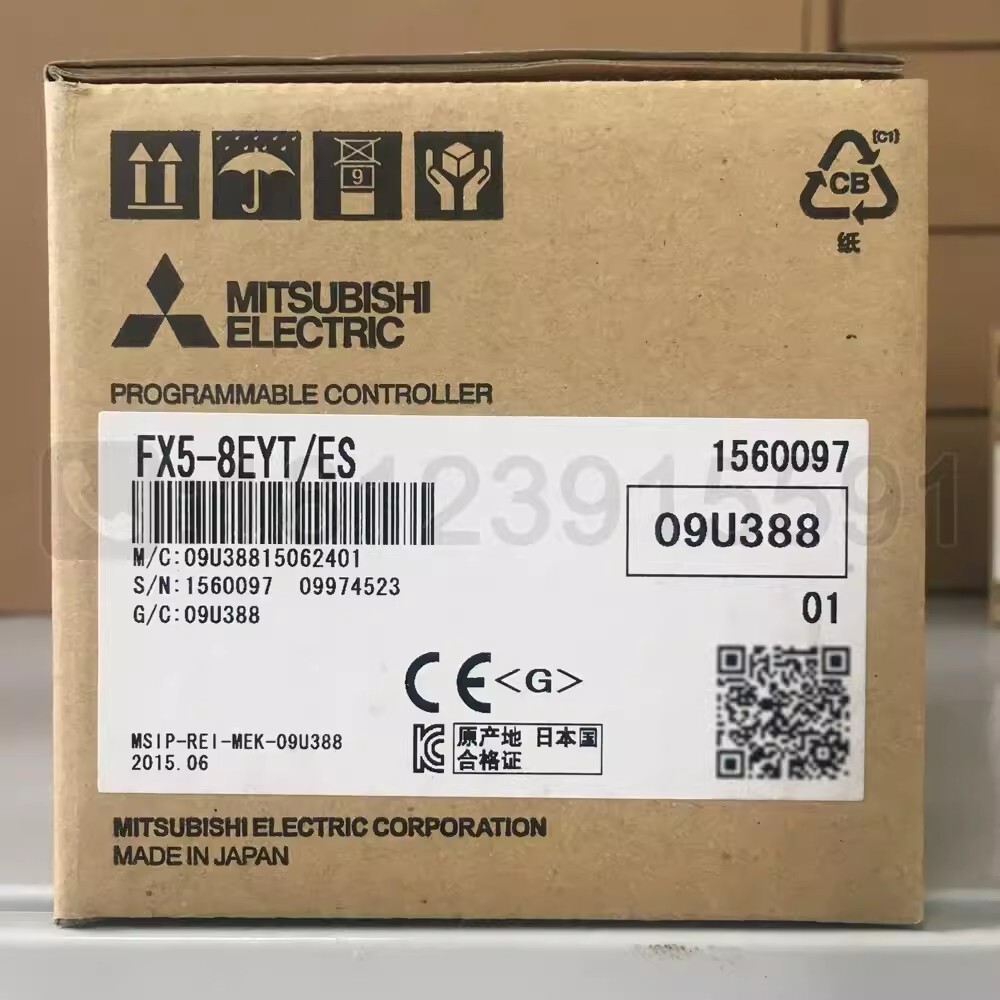 1pcs Mitsubishi PLC FX5 Extension Module FX5-8EYT/ES