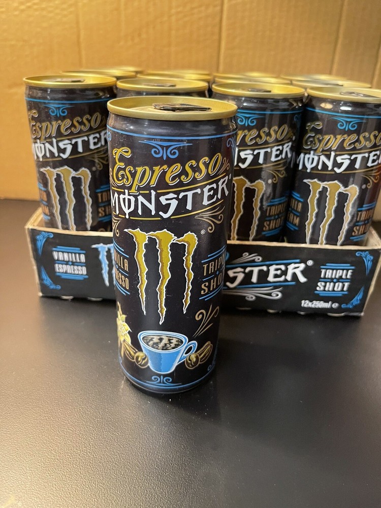 Monster Energy Espresso Vanilla & Cream 12 Full Cans