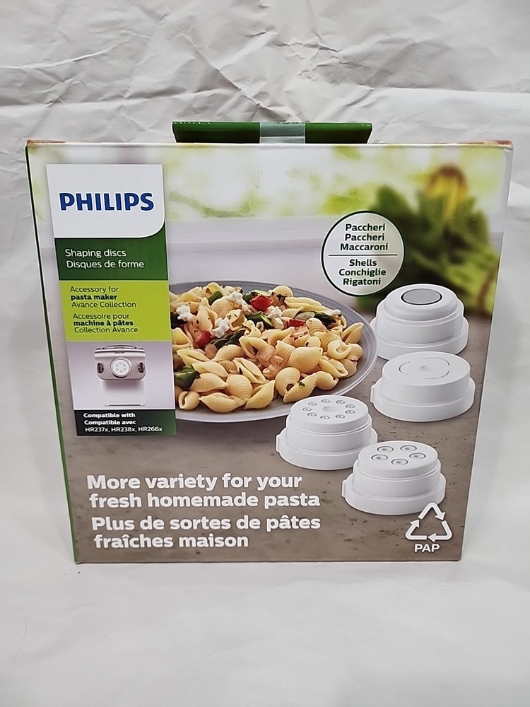 Phillips 4 Set Pasta, Making Attachments For Pasta Machine NIP 2427