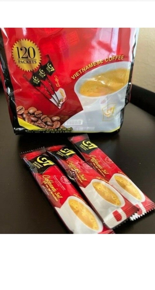 G7 INSTANT COFFEE 3 IN 1 VIETNAMESE COFFEE 120 PACKETS