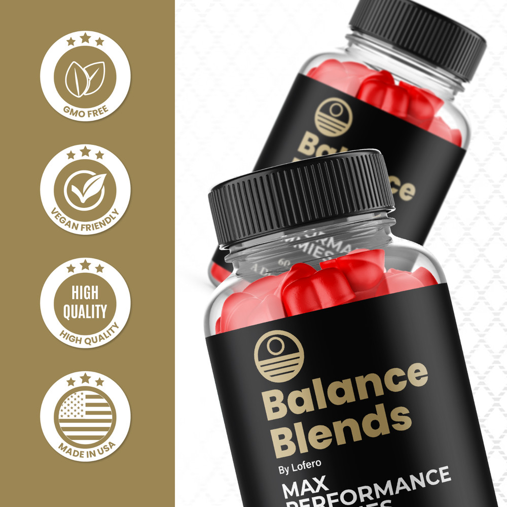 (3 Pack) Balance Blends Gummies BalanceBlends Male Performance Gummys (180ct)