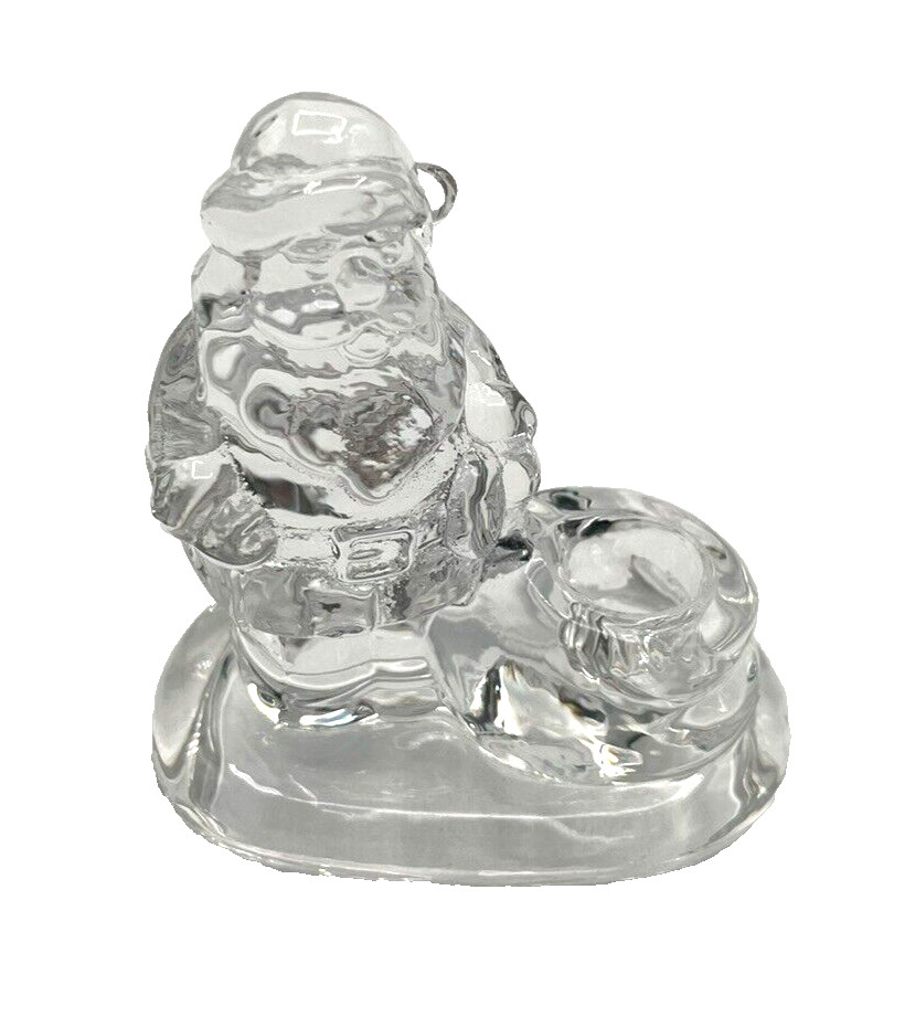 Williams-Sonoma Tiny Taper Santa Candle Holders Boxed