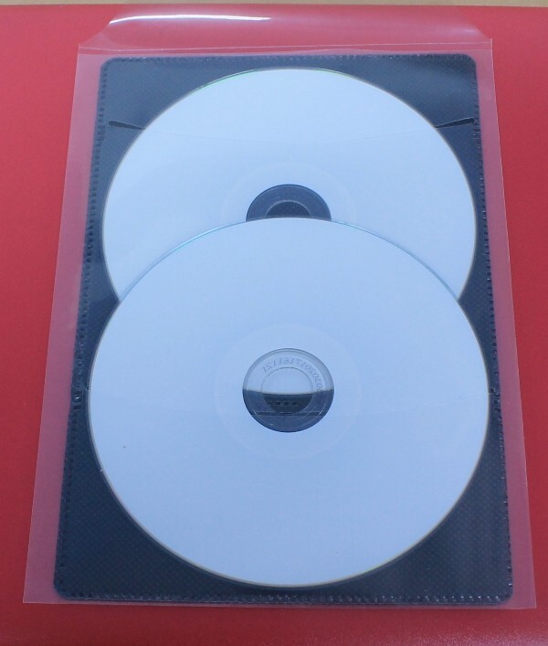 1000 Clear CPP Movie Plastic Sleeves + 2 Disc BLACK Non-Woven Sleeves