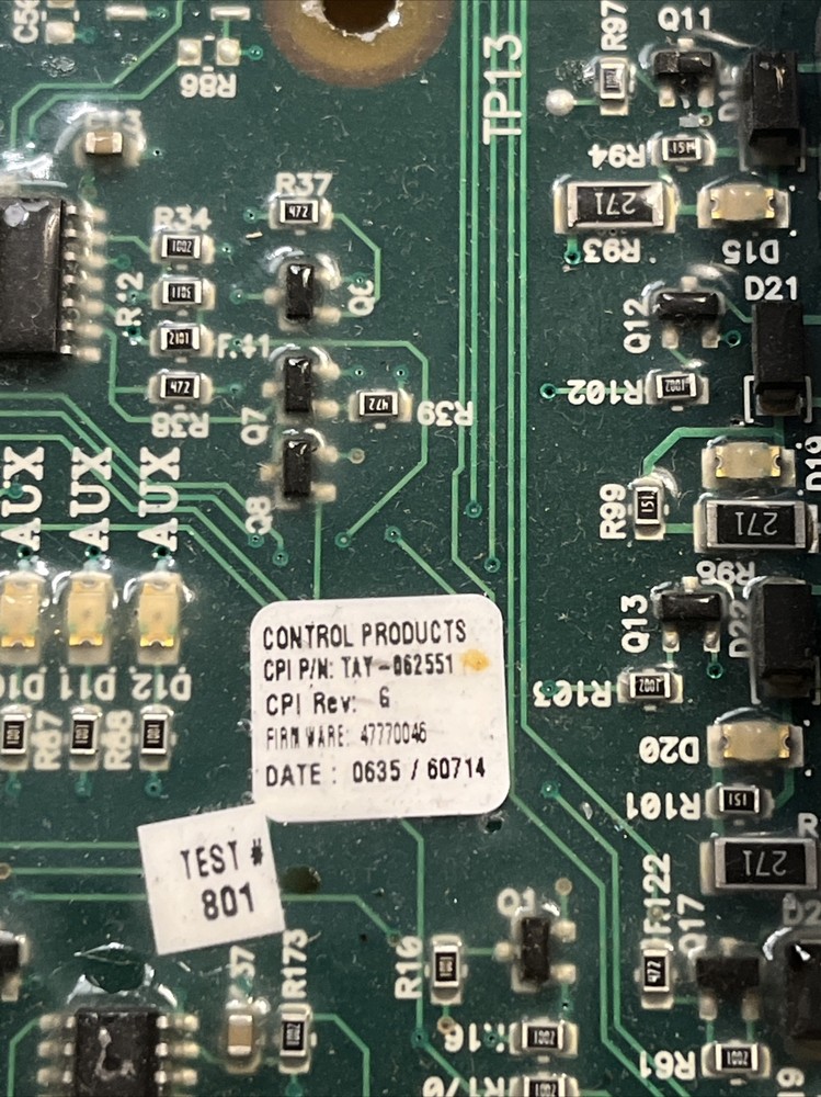 Taylor TAY-062551 Drink Dispenser Computer Control Board