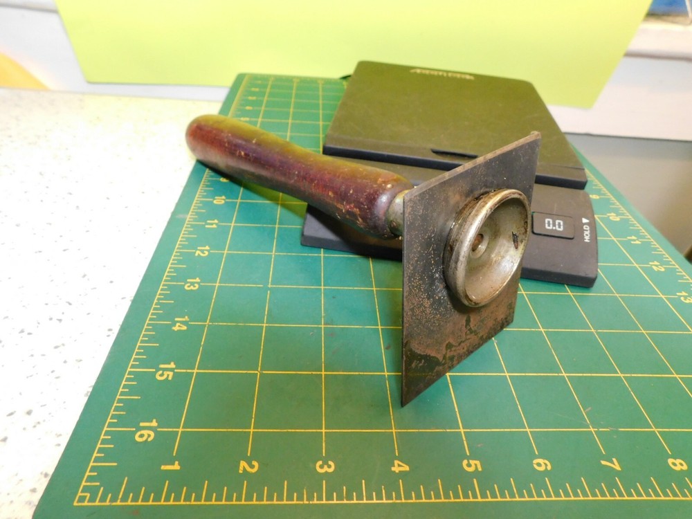 Vintage 9.5" Wood Handle Adjustable Blade Dunlap Cabinet Scraper