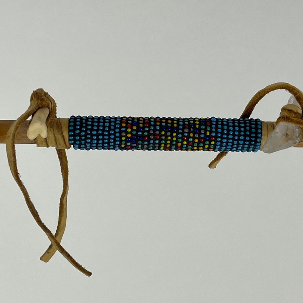 Decorative Beaded Native American Arrow Beadwork Crystal 33"