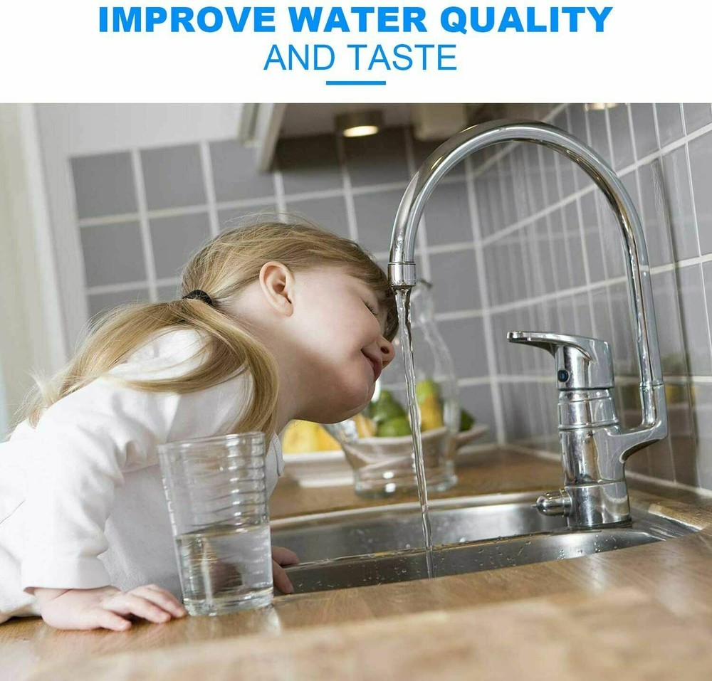 5 Micron 20"x4.5" GAC Granular Activated Carbon Water Filter Big Blue 1-4 PACK