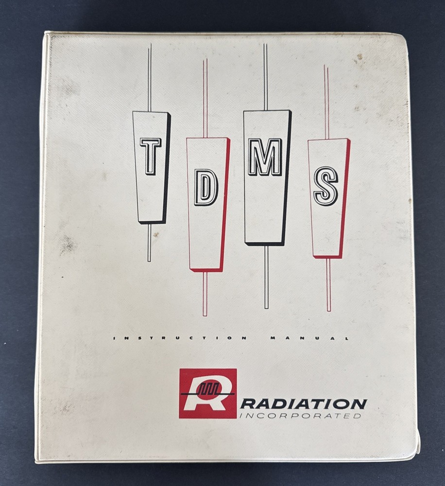 Radiation Inc Technical Manual Engineering Installation Tech Control Center 1961