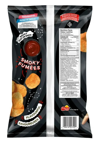 Lay's Bar-B-Q Flavored Potato Chips, 220g (2 Pack)